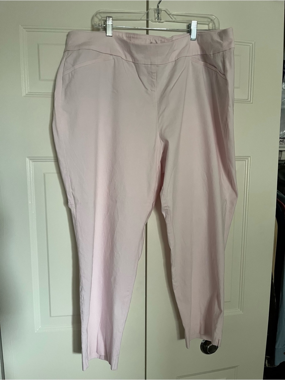 Talbots Soft Pink Pull On Stretch Pants